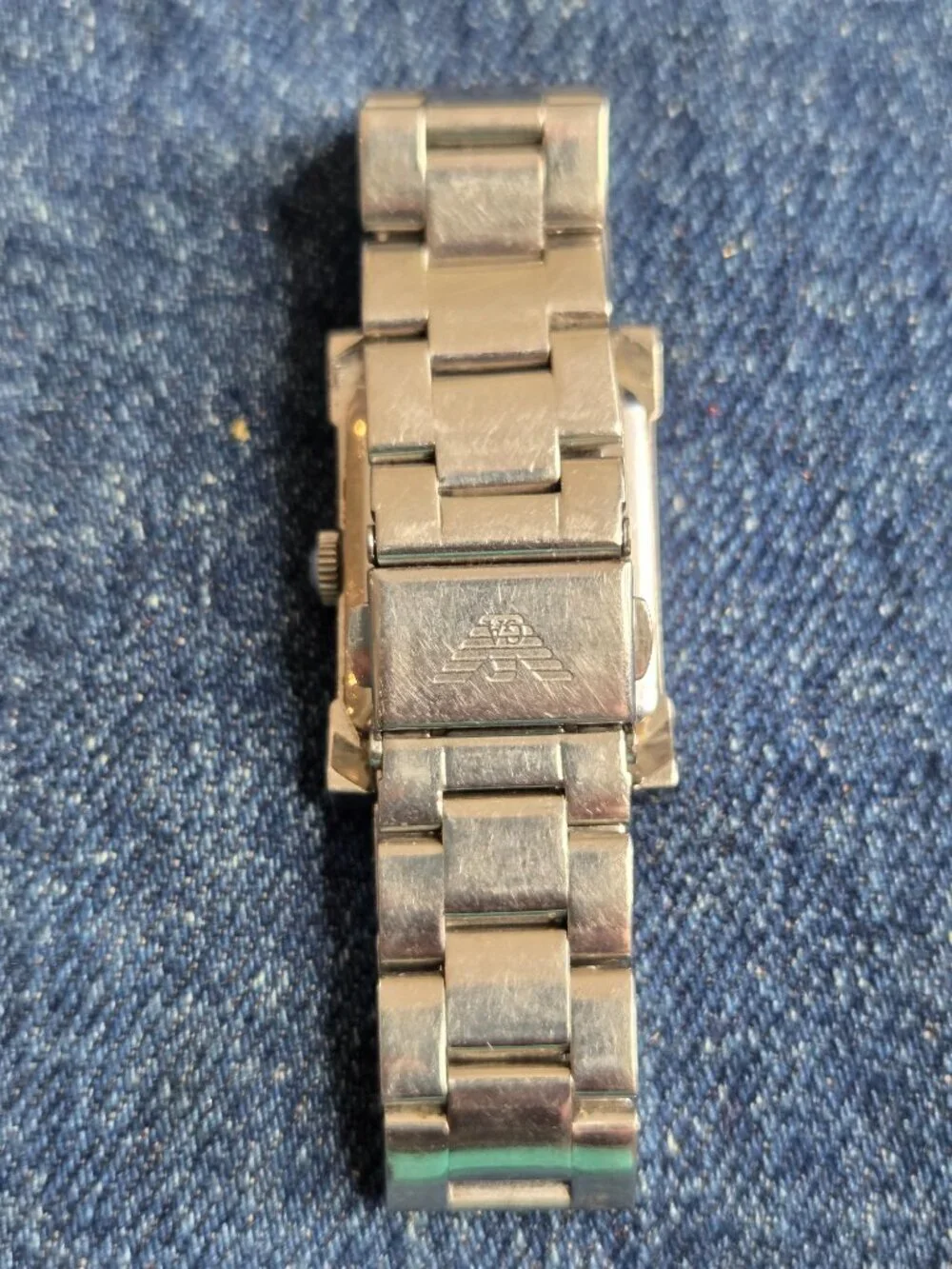Men's - Vintage Authentic EMPORIO ARMANI Watch Quartz with Beige Face - AR-0218